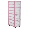 Plastic Pink Shelving Units