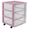 Plastic Pink Shelving Units