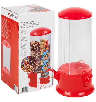 Alpina Triple Glass Candy Dispenser [113418]