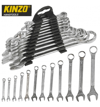 Kinzo 12 PCS Ring/Open End Spanner Set [719801]