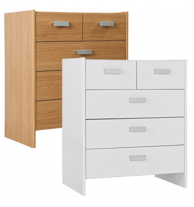 Cappela 5 Drawer Oak Chest [3307559]