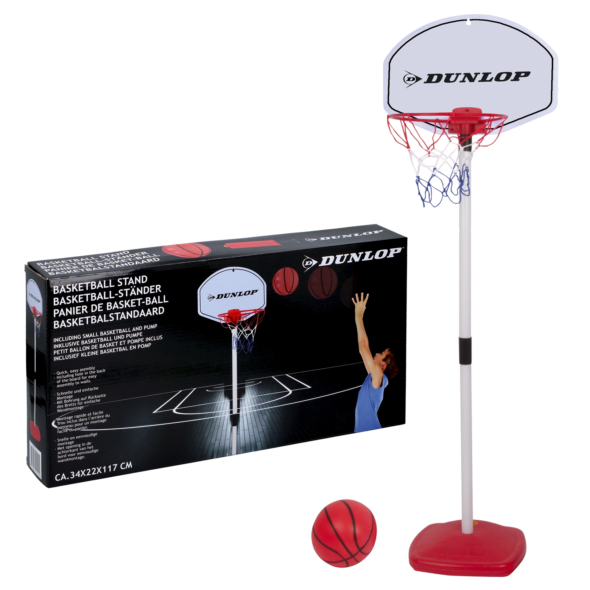 Kids Portable Basketball Stand Children Backboard Hoop Net Set Garden Game Toys