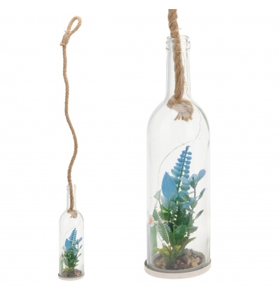 Glass Bottle With Plant [428357]