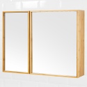 Taio 2 Door Bamboo Mirror Cabinet [098955]