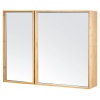 Taio 2 Door Bamboo Mirror Cabinet [098955]