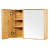 Taio 2 Door Bamboo Mirror Cabinet [098955]