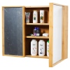 Taio 2 Door Bamboo Mirror Cabinet [098955]