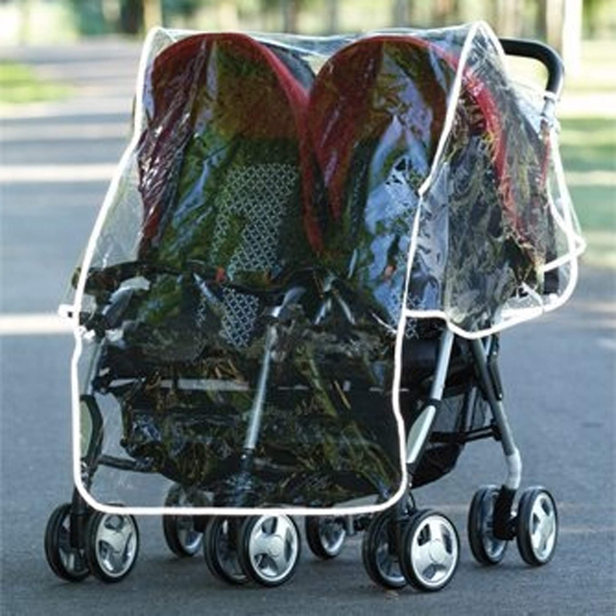 Diono Double Buggy Stroller Pushchair Rain Cover Universal Fit Plastic Protector 677726602605 eBay