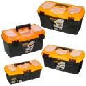 Black And Orange Toolbox With Organizer