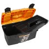 Black And Orange Toolbox With Organizer