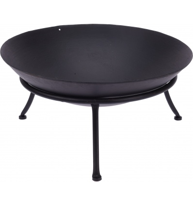 57cm Cast Iron Fire Bowl On Stand [484052]