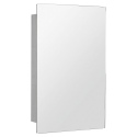 Croydex Alvy Stainless Steel Sliding Door Bathroom Mirror Cabinet