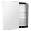 Croydex Alvy Stainless Steel Sliding Door Bathroom Mirror Cabinet