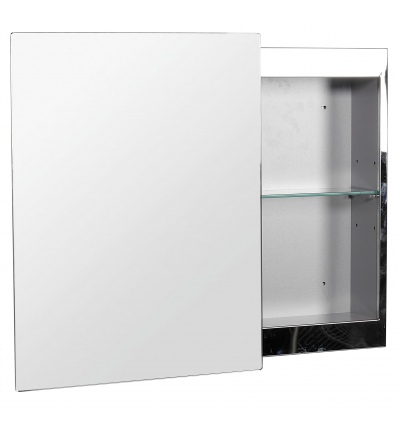 Croydex Alvy Stainless Steel Sliding Door Bathroom Mirror Cabinet