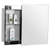 Croydex Alvy Stainless Steel Sliding Door Bathroom Mirror Cabinet