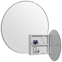 Croydex Cino Round Bathroom Mirror Cabinet [093332][165692]