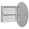 Croydex Cino Round Bathroom Mirror Cabinet [093332][165692]