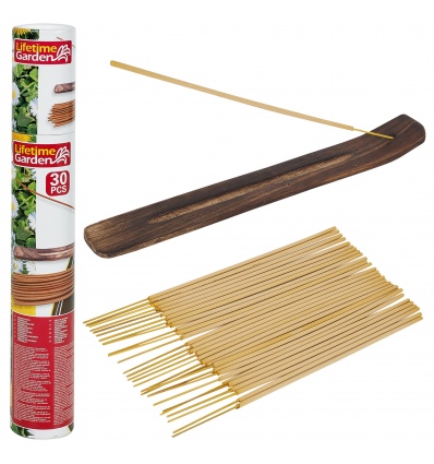 30 Pcs Citronella Incense Sticks & Holder Set [017655]