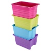 Stackable Plastic Storage Boxes [992785]