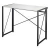 Wooden Folding Table with Steel Tube Legs