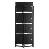 Wood & Steel Folding Ladder Shelf Unit