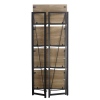 Wood & Steel Folding Ladder Shelf Unit