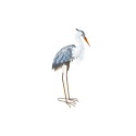 Metal Blue & White Heron [390166]