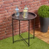 Round Metal Table 46cm