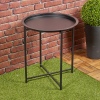 Round Metal Table 46cm