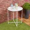 Round Metal Table 46cm