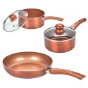 3 PCS Italian Copper Cookware Set