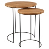 Teak Side Table 2 PCS Set [334740]