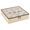 MDF Tea Box with Glass Lid