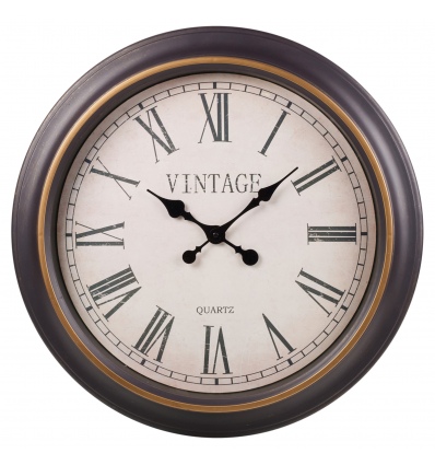 Brown Gold Wall Clock 60cm [477478]