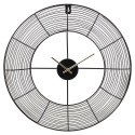 Black Wire Wall Clock 48cm [427817]