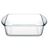 Single Borcam Glass 2 Piece Square Ovenware Set [159189]