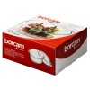 Single Borcam Glass Round Large Casserole Dish With Lid [59013]