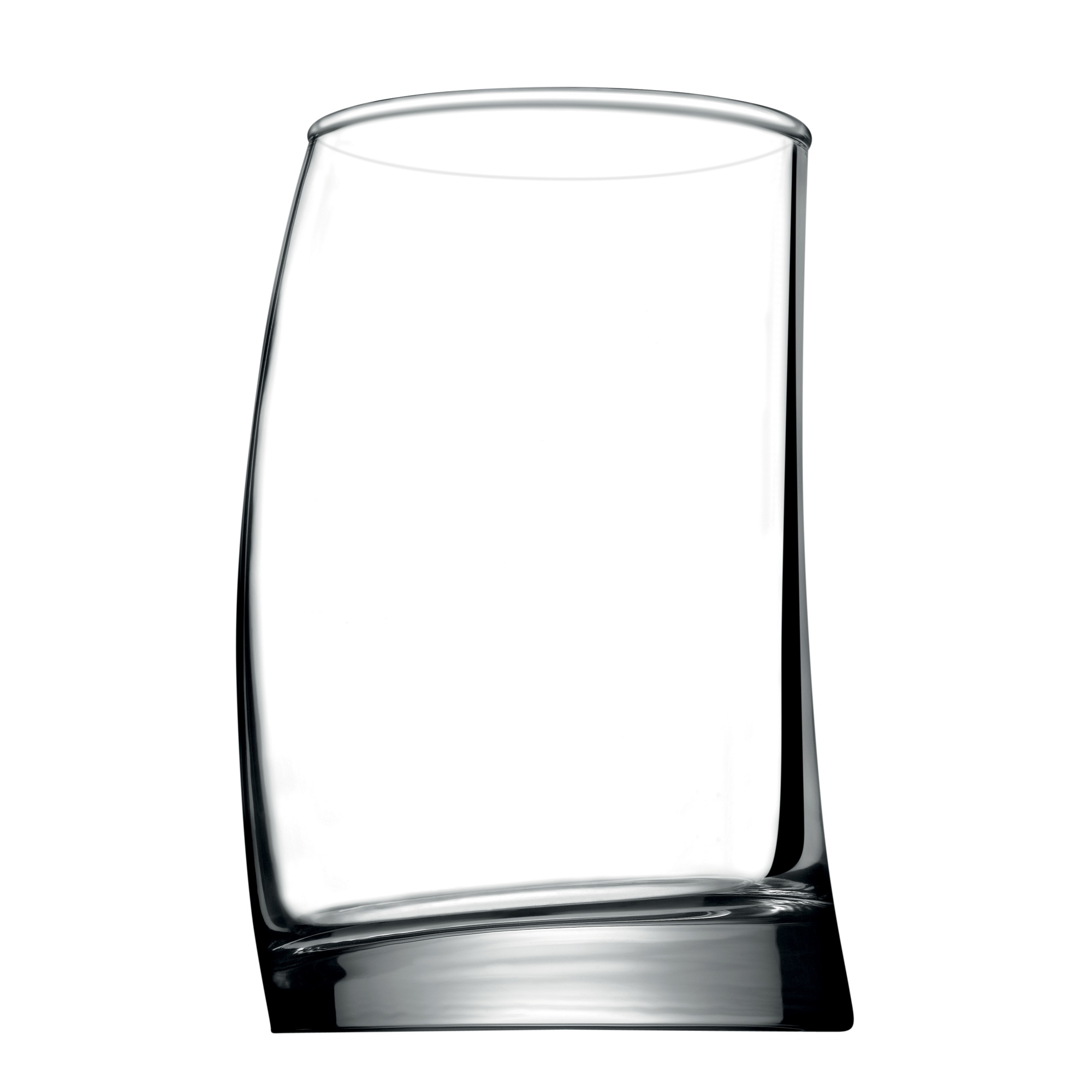 Pasabahce Penguen Modern Curved Drinking Glasses Juice Whisky Dining