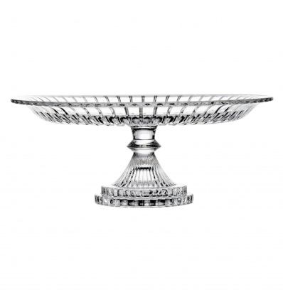 Single Glass Footed Serving Plate [96796]