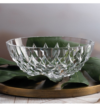 Single Lavinia Crystalline Glass Oval Bowl [68236][507098]