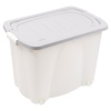 60L Large Lidded Storage Boxes on Wheels