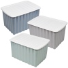 75L Large Lidded Ripple Storage Boxes