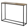 Wooden Console Table with Metal Legs