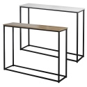 Wooden Console Tables with Metal Legs