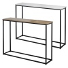 Wooden Console Table with Metal Legs