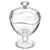 Single Toscana Glass Footed Candy Bowl With Lid [95562][237537]