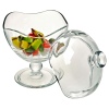 Single Toscana Glass Footed Candy Bowl With Lid [95562][237537]