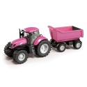 Pink Tractor With Trailer [1177][117700]