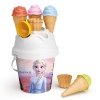 18cm Designed Beach Bucket Ice Cream Set