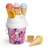 18cm Designed Beach Bucket Ice Cream Set